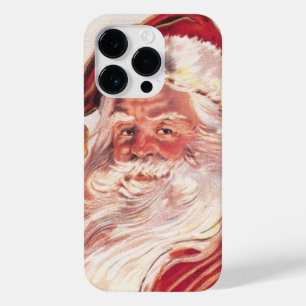 Vintage Christmas Santa Claus Case-Mate iPhone 14 Pro Case