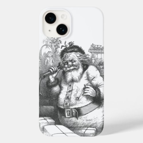 Vintage Christmas Santa Claus  Case_Mate iPhone 14 Case