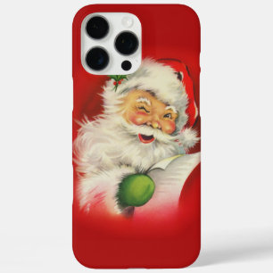 Vintage Christmas Santa Claus iPhone 16 Pro Max Case