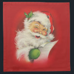 Vintage Christmas Santa Claus Cloth Napkin<br><div class="desc">Vintage Christmas Santa Claus illustration.
 Please visit my store for more products with high quality greeting card designs!   --></div>