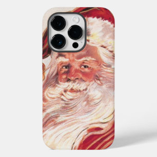 Vintage Christmas Santa Claus iPhone 14 Pro Case