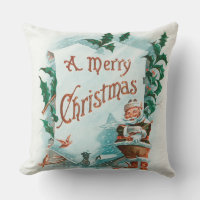 Vintage Christmas Santa Claus Merry Greeting