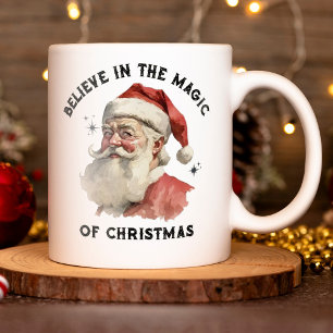 Vintage Christmas Santa Claus Mug