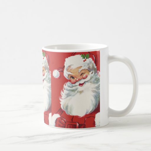 Vintage Christmas, Santa Claus Mugs | Zazzle