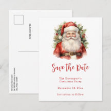 Vintage Christmas Santa Claus Smiling