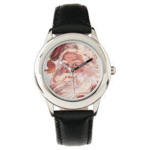 Vintage Christmas Santa Claus Watch