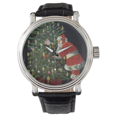Vintage Christmas Santa Claus with Presents Watch