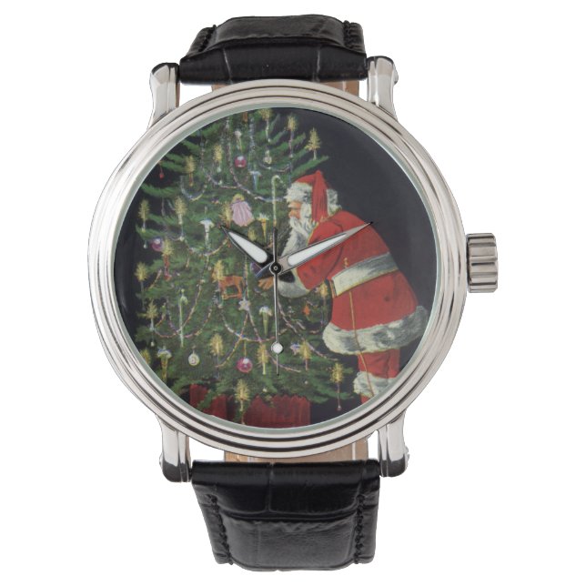 Vintage Christmas, Santa Claus with Presents Watch (Front)
