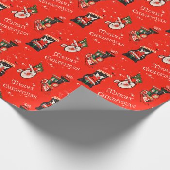 Vintage Christmas Santa Claus Wrapping Paper by christmas1900 at Zazzle