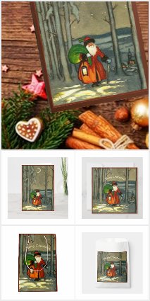 Vintage Christmas Santa Collection