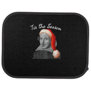Vintage Christmas Santa Hat Funny Tis Season Car Floor Mat