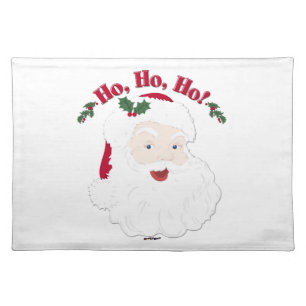 Vintage Christmas Santa Ho,Ho,Ho! Cloth Placemat