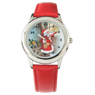 vintage Christmas Santa kids Watch