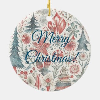 Vintage Christmas Scandinavian Design