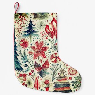 Vintage Christmas Scandinavian Design 