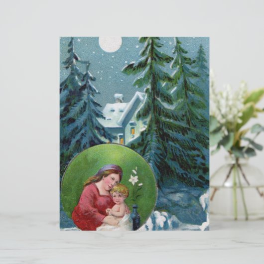 Vintage Christmas Scene (Standing Front)