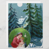 Vintage Christmas Scene (Front/Back)