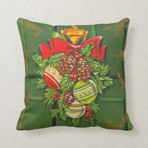 Vintage Christmas Seasonal Pillows