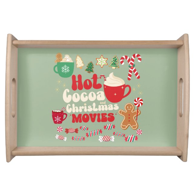 Vintage Christmas Serving Tray (Front)