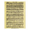 Vintage Christmas Sheet Music Replica