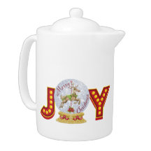 Vintage Christmas snow globe reindeer snowflakes