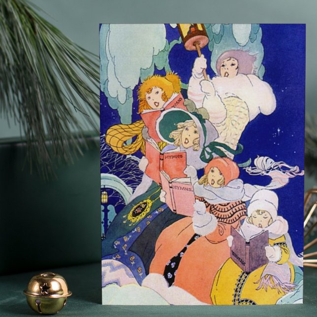 Vintage Christmas songs Holiday Card (Creator Uploaded)