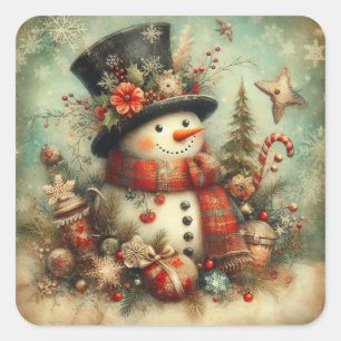 Vintage Christmas Stickers