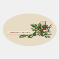 Vintage christmas stickers,