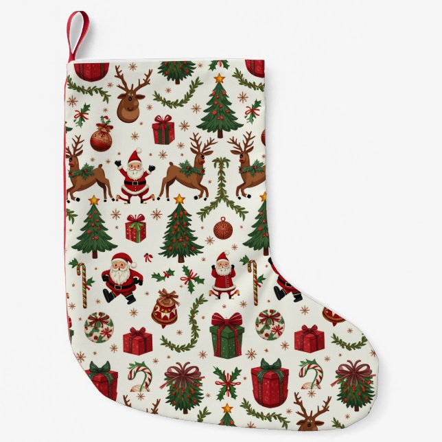 Vintage Christmas Stocking (Front)
