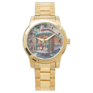 Vintage Christmas Streetcar in Snow Watch
