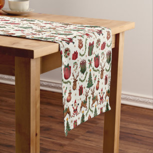 Vintage Christmas Table Runner