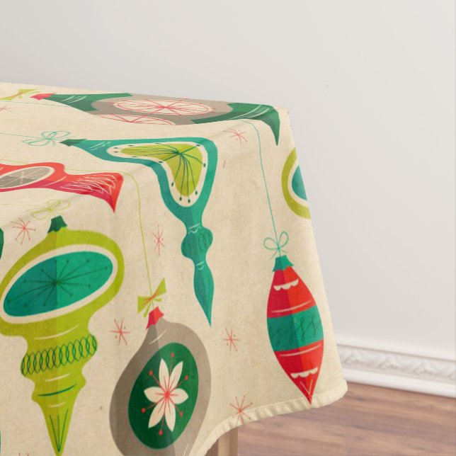 Vintage Christmas Tablecloth (In Situ)