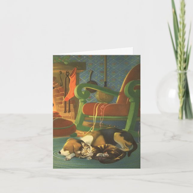 Vintage Christmas Thank You (Front)