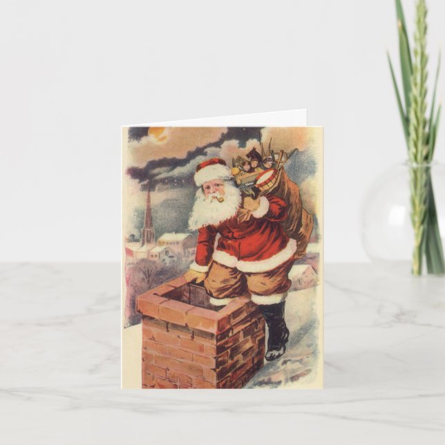 Vintage Christmas Thank You (Front)