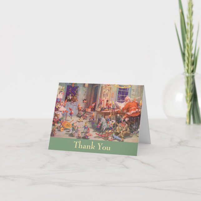 Vintage Christmas Thank You (Front)