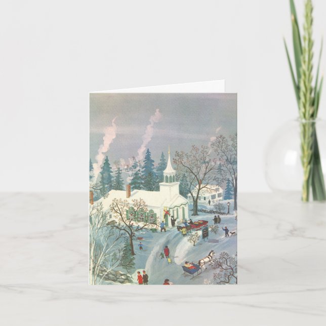 Vintage Christmas Thank You (Front)