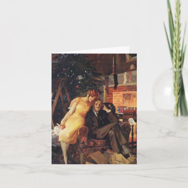 Vintage Christmas Thank You (Front)