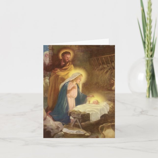 Vintage Christmas Thank You (Front)