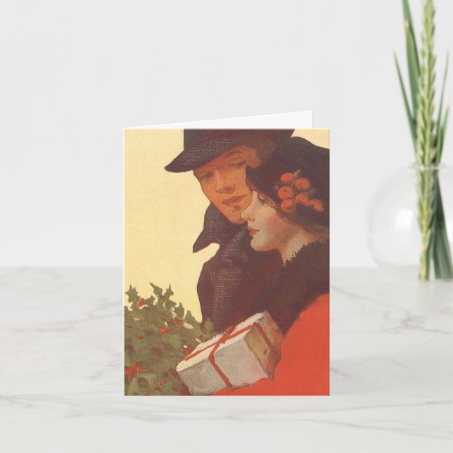 Vintage Christmas Thank You (Front)