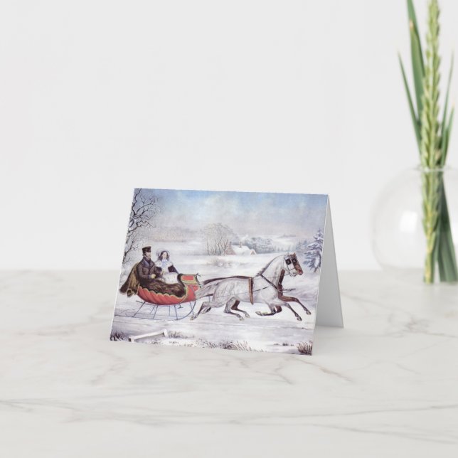 Vintage Christmas Thank You (Front)