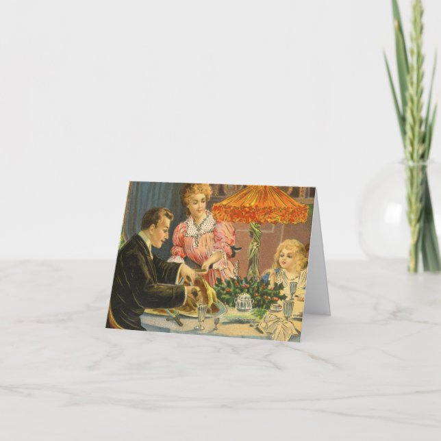 Vintage Christmas Thank You (Front)