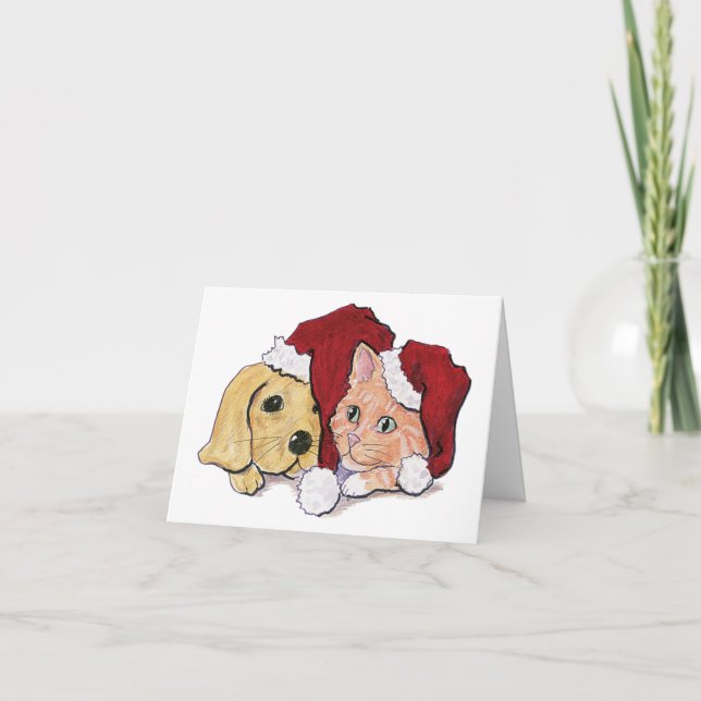 Vintage Christmas Thank You (Front)