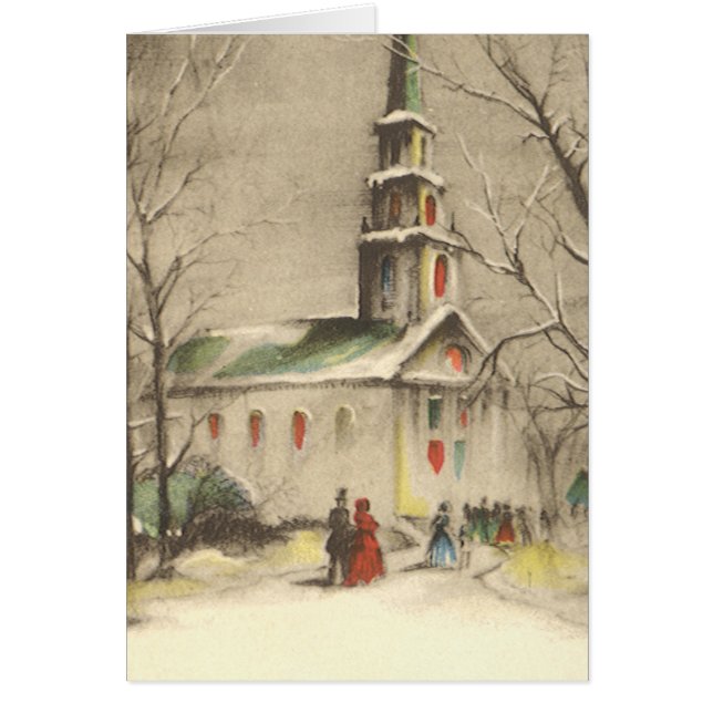 Vintage Christmas Thank You (Front)