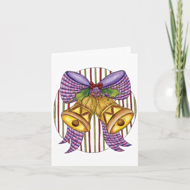 Vintage Christmas Thank You Card (Front)