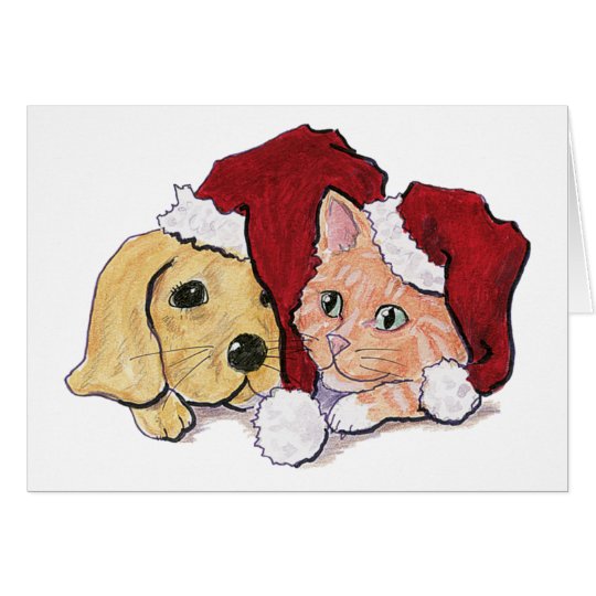 Vintage Christmas Thank You Card
