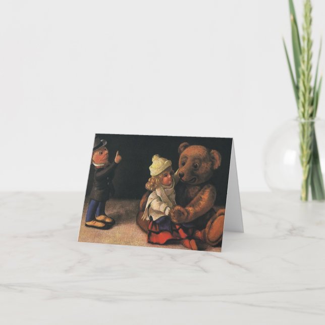 Vintage Christmas Thank You Card (Front)