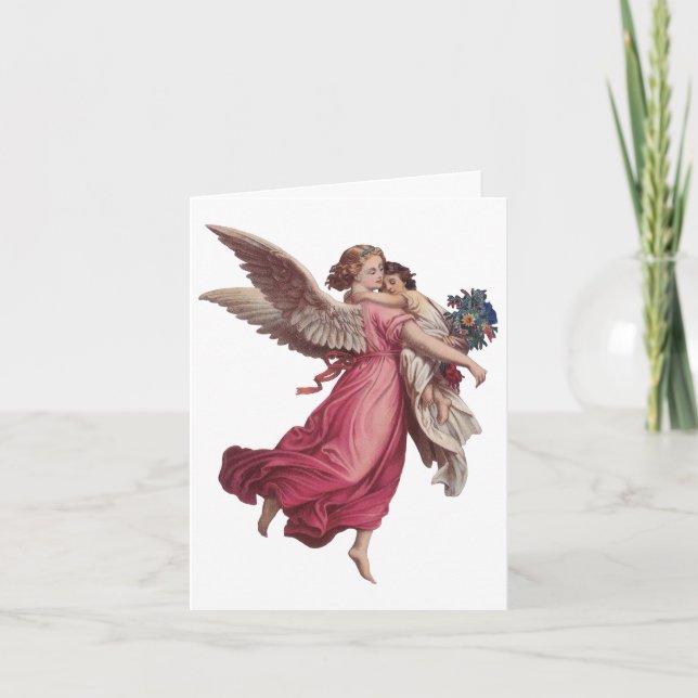 Vintage Christmas Thank You Card (Front)