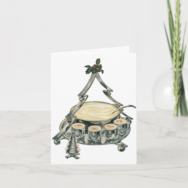 Vintage Christmas Thank You Card (Front)