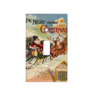 Vintage Christmas, The Night Before Christmas Light Switch Cover