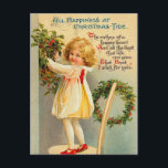 Vintage Christmas Tide Postcard<br><div class="desc">Beautiful Victorian Christmas postcards! Look for matching postage! All images lovingly restored for best printing quality! Easy to customize!</div>